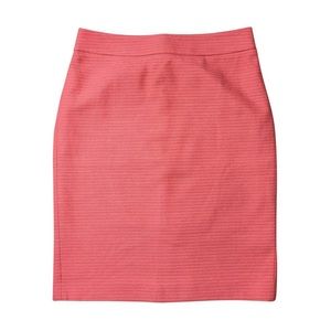 Vineyard Vines Coral Pink Textured Cotton Skirt